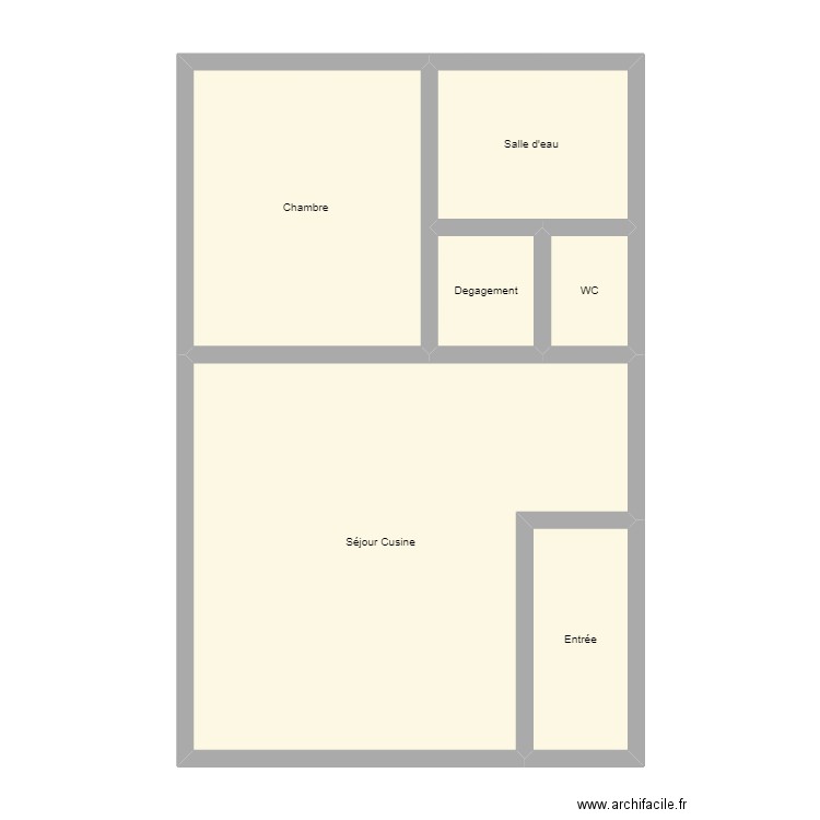 350602052. Plan de 6 pièces et 73 m2