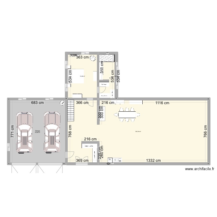 Dream house v1. Plan de 5 pièces et 213 m2