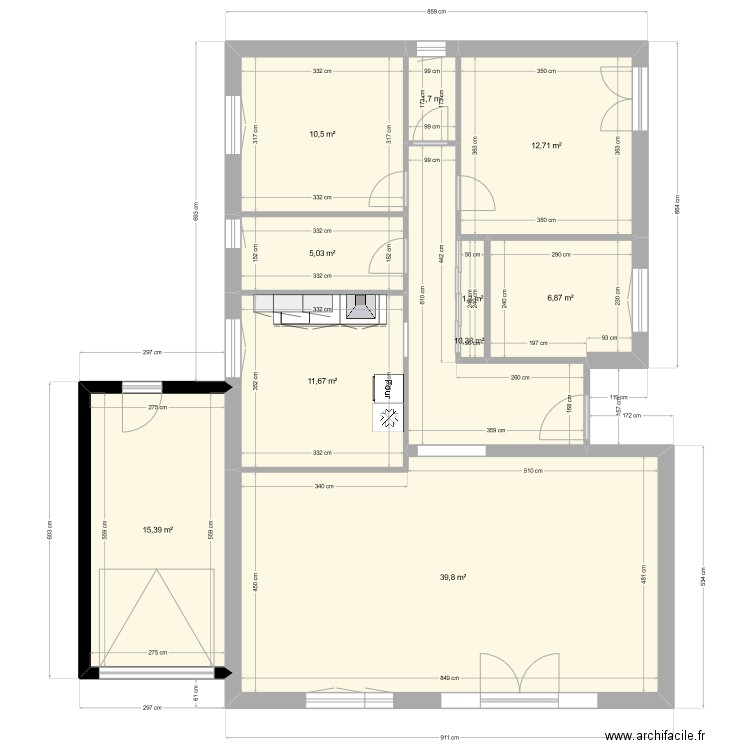 argel CUISINE 1. Plan de 10 pièces et 115 m2