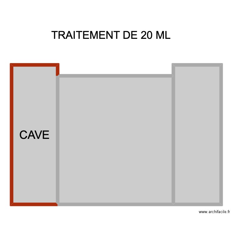 ZONE SENECA. Plan de 3 pièces et 191 m2