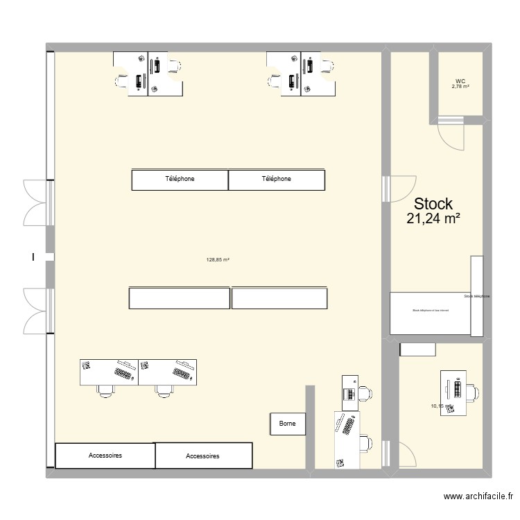 PLAN DE MASSE. Plan de 4 pièces et 163 m2