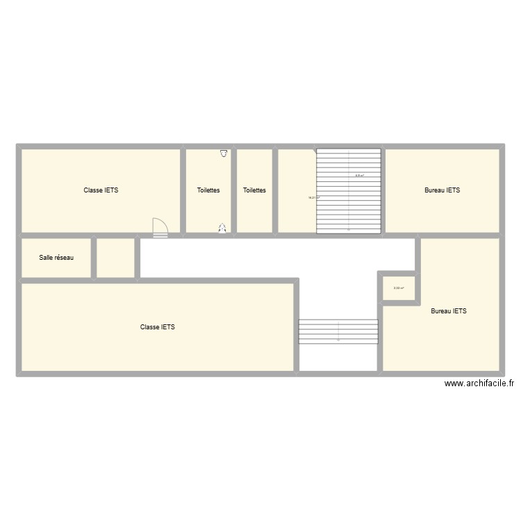 BLOC OR. Plan de 11 pièces et 229 m2