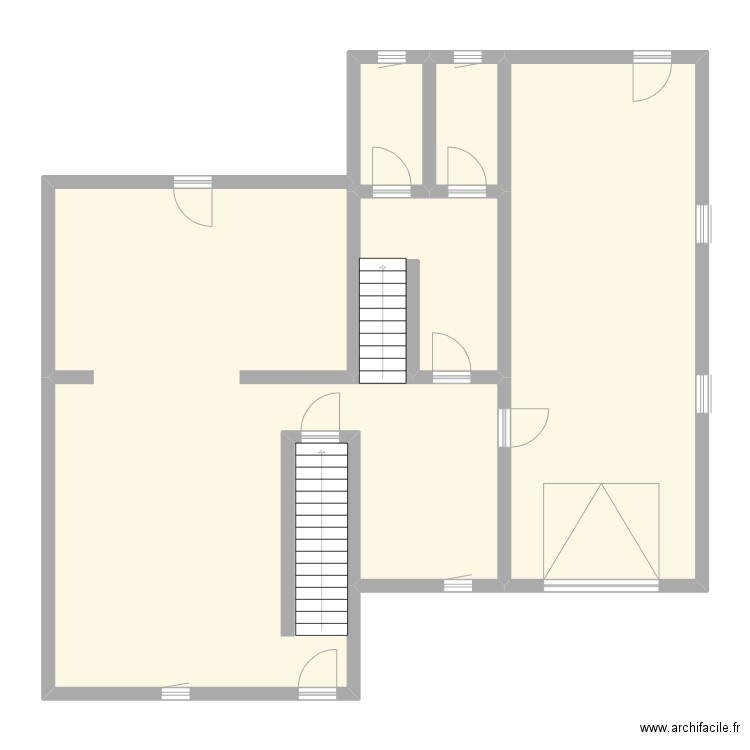 Plan Maison1. Plan de 5 pièces et 132 m2