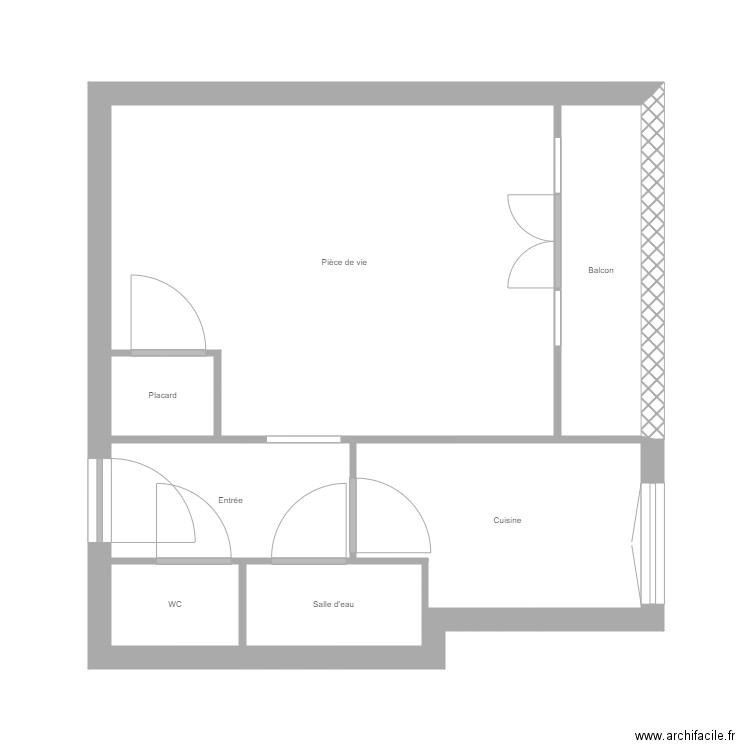 Cohen S. Plan de 7 pièces et 31 m2