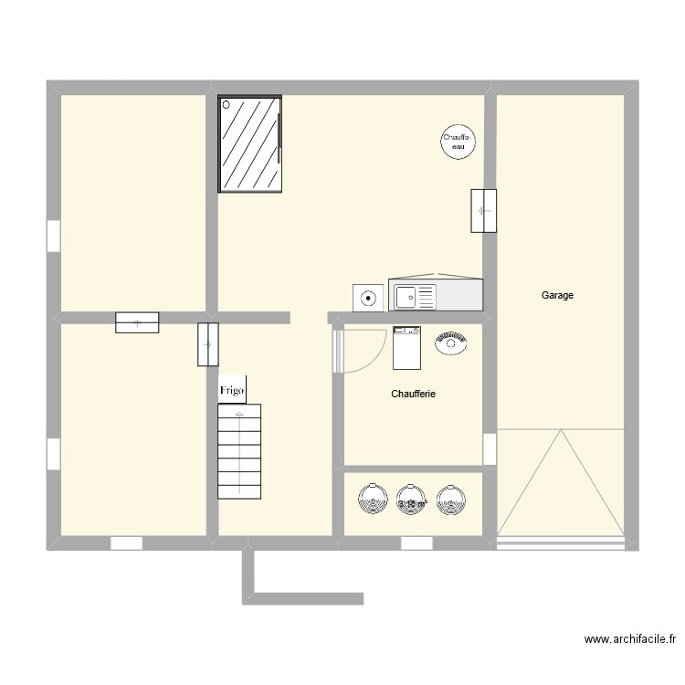 Alabri Walder. Plan de 3 pièces et 81 m2