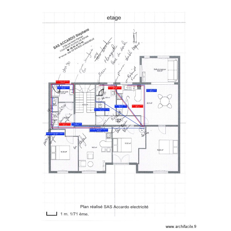 Immeuble Accardo étage.. Plan de 0 pièce et 0 m2