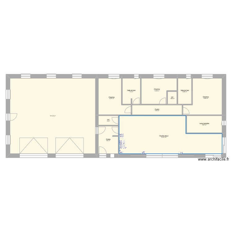 essai_elec. Plan de 12 pièces et 242 m2