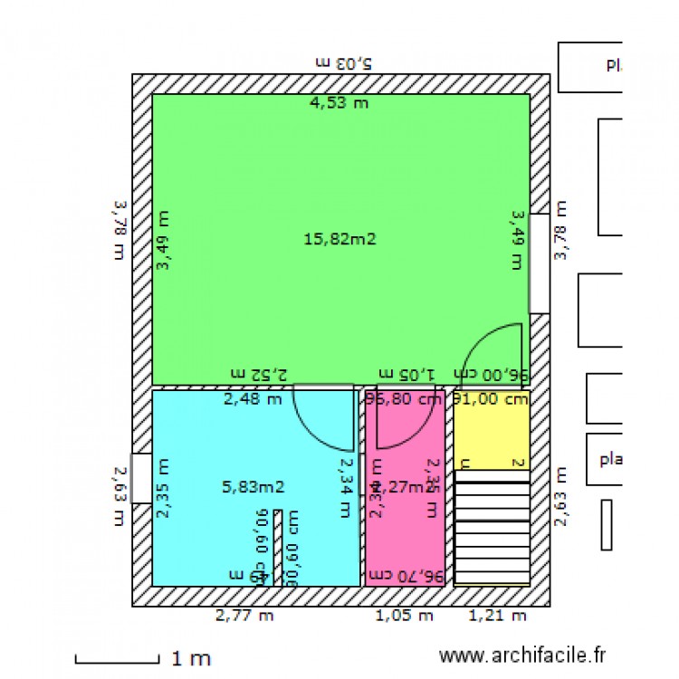 elevation maison. Plan de 0 pièce et 0 m2