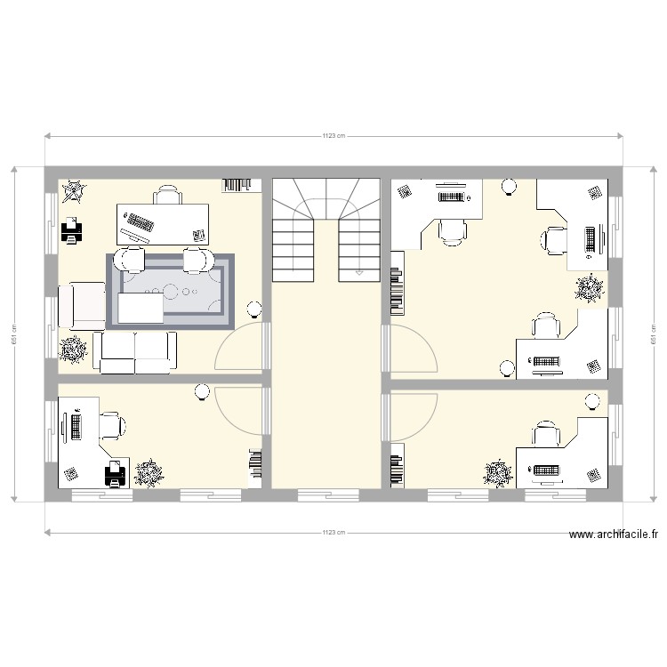 administration deuxiéme etage. Plan de 0 pièce et 0 m2