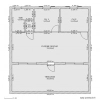 PLAN 70M2   terrasse