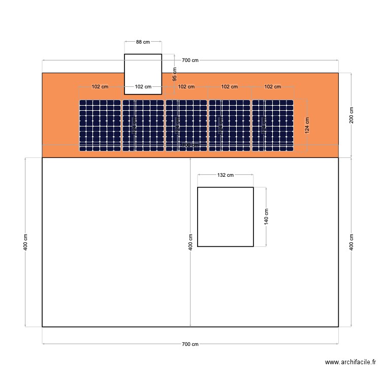 DP4 FACADE. Plan de 0 pièce et 0 m2