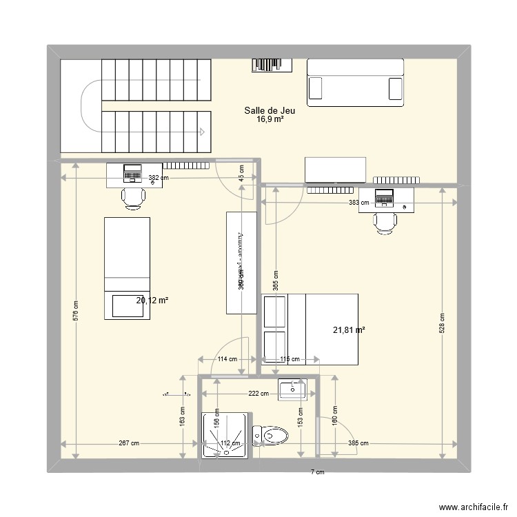 Etage 2.3. Plan de 0 pièce et 0 m2