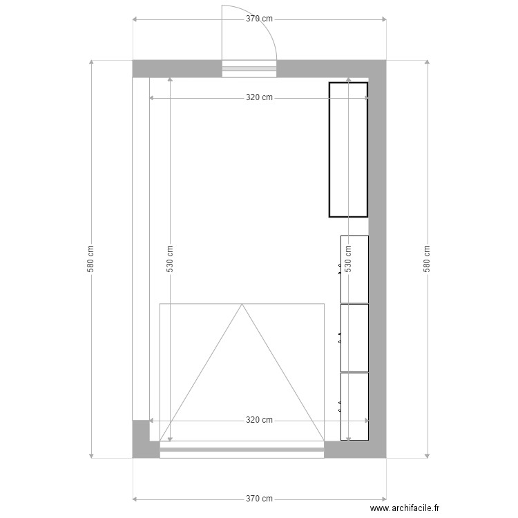 plan garage. Plan de 0 pièce et 0 m2