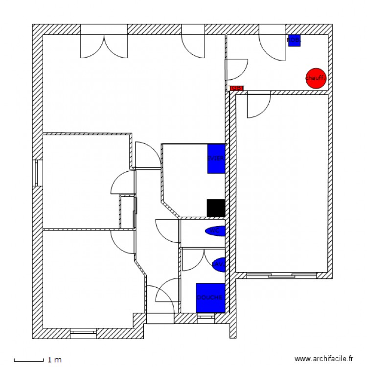 PLAN MAM NON AMENAGEE. Plan de 0 pièce et 0 m2