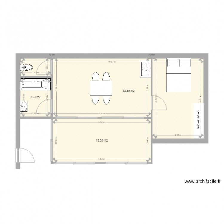 cabanon serres. Plan de 0 pièce et 0 m2