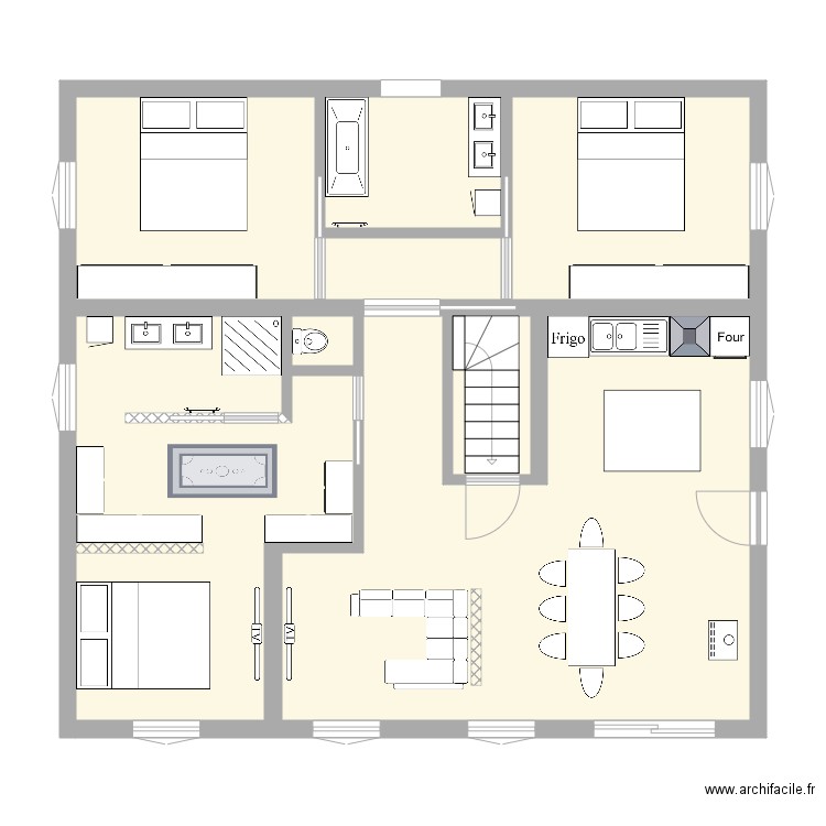 Maison Héloup. Plan de 0 pièce et 0 m2