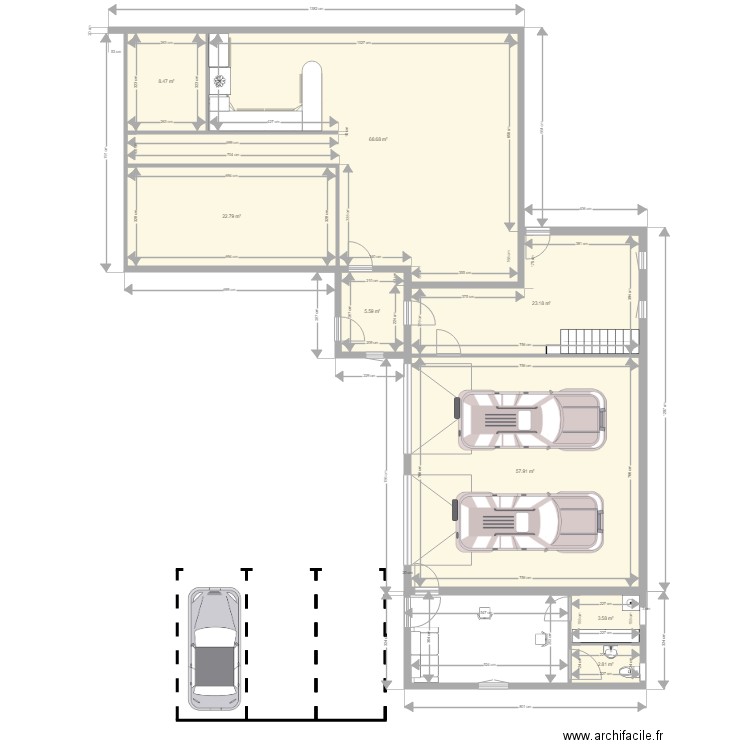 MAISON. Plan de 0 pièce et 0 m2