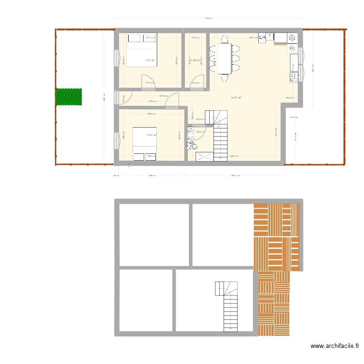 CON BAJO TECHO. Plan de 0 pièce et 0 m2