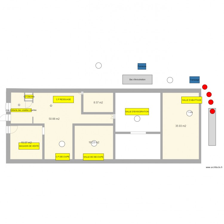 ABATTOIR DE VOLAILLE 3. Plan de 0 pièce et 0 m2