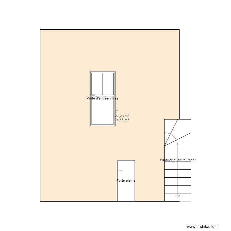 Façade entrée. Plan de 0 pièce et 0 m2