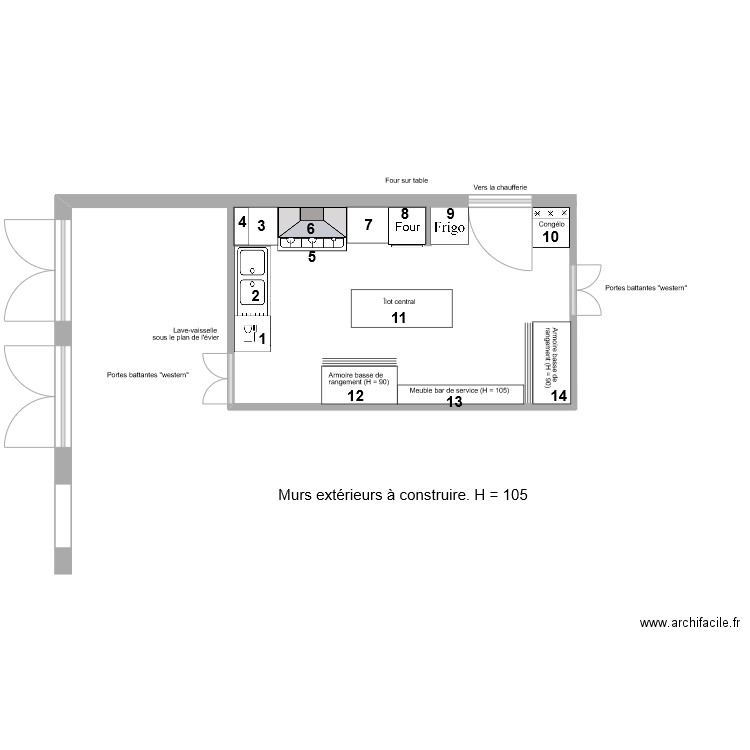 220621 Cuisine DB. Plan de 0 pièce et 0 m2