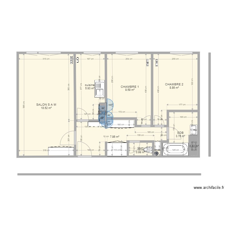 ANTONY3. Plan de 0 pièce et 0 m2