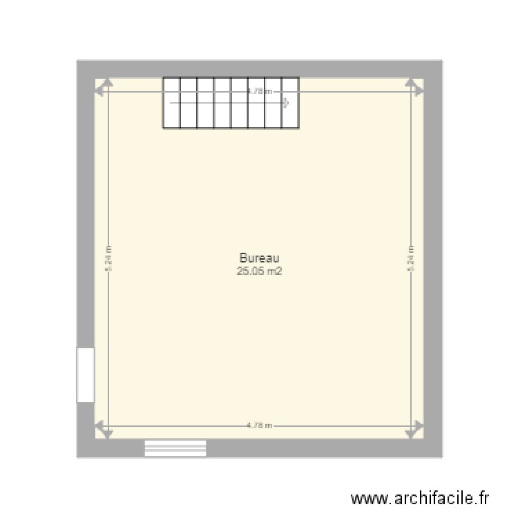 Plan aménagement bureau. Plan de 0 pièce et 0 m2