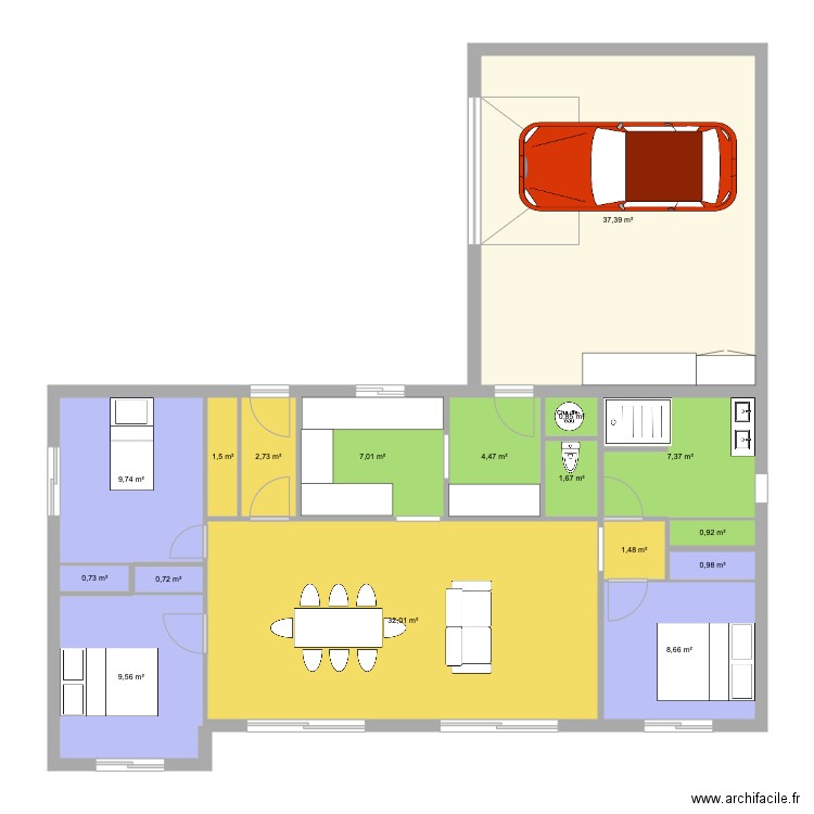 futur maison plan 1. Plan de 0 pièce et 0 m2