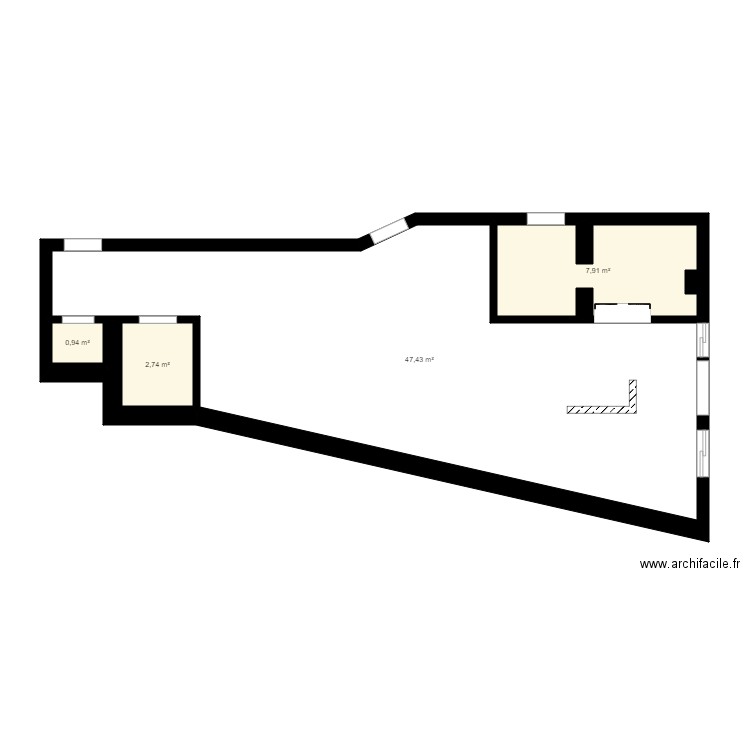 LESCALE DE CERGY. Plan de 0 pièce et 0 m2