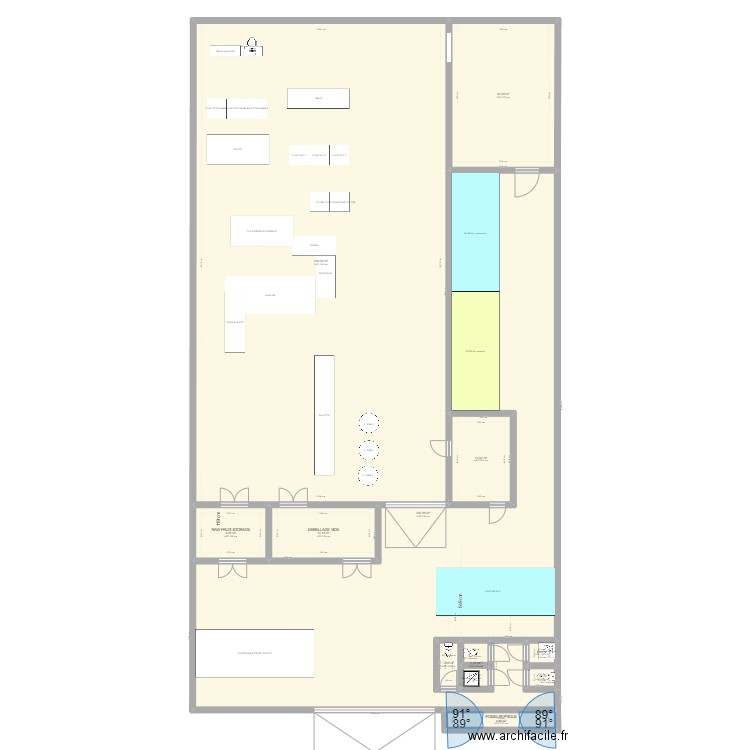 PLAN 1260M2 OPEN SPACE v8. Plan de 0 pièce et 0 m2