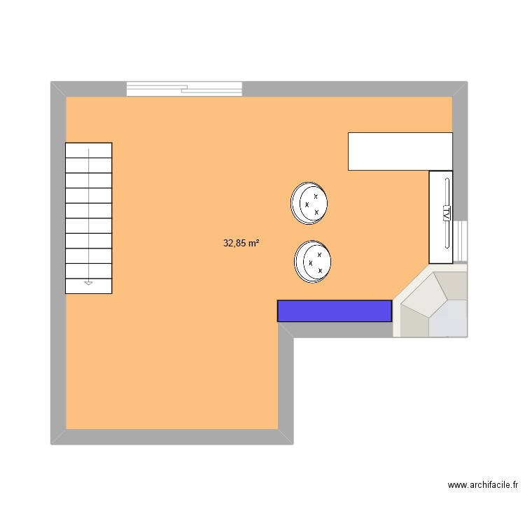 salon 1. Plan de 0 pièce et 0 m2