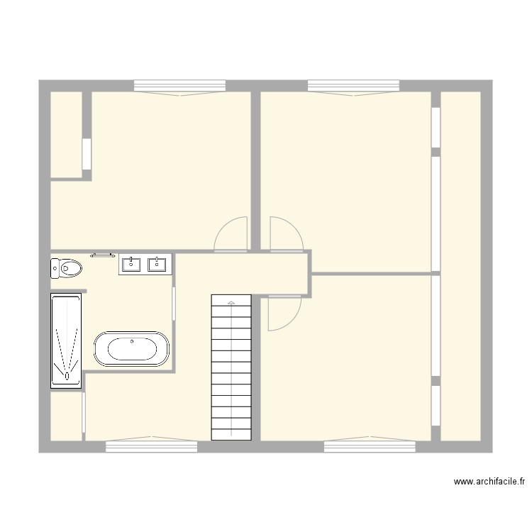 cyvann 1er étage. Plan de 0 pièce et 0 m2