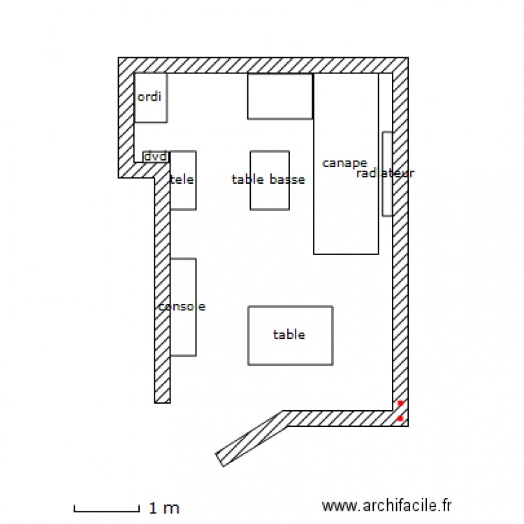 canape. Plan de 0 pièce et 0 m2