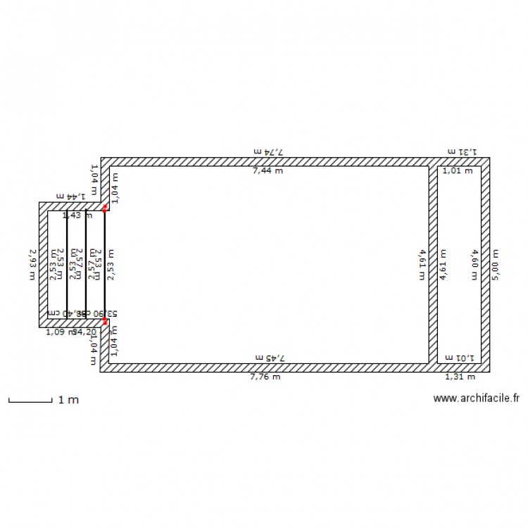 Piscine 9x4,5 dessus. Plan de 0 pièce et 0 m2