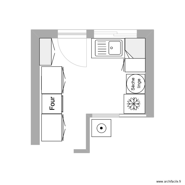 cuisine . Plan de 0 pièce et 0 m2