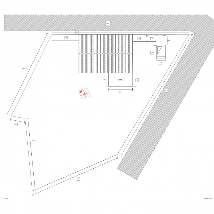 PCMI2_Plan de masse de la construction. Plan de 0 pièce et 0 m2