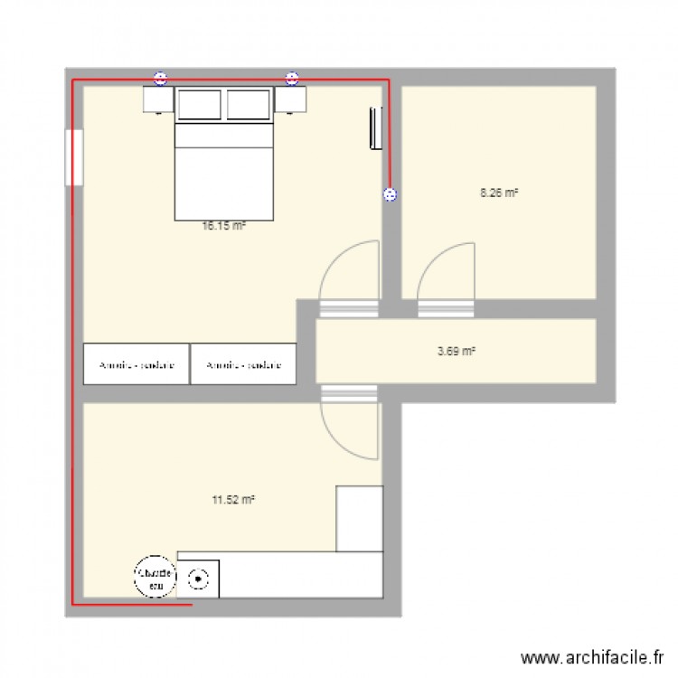 Amenagement cave mai 2018. Plan de 0 pièce et 0 m2