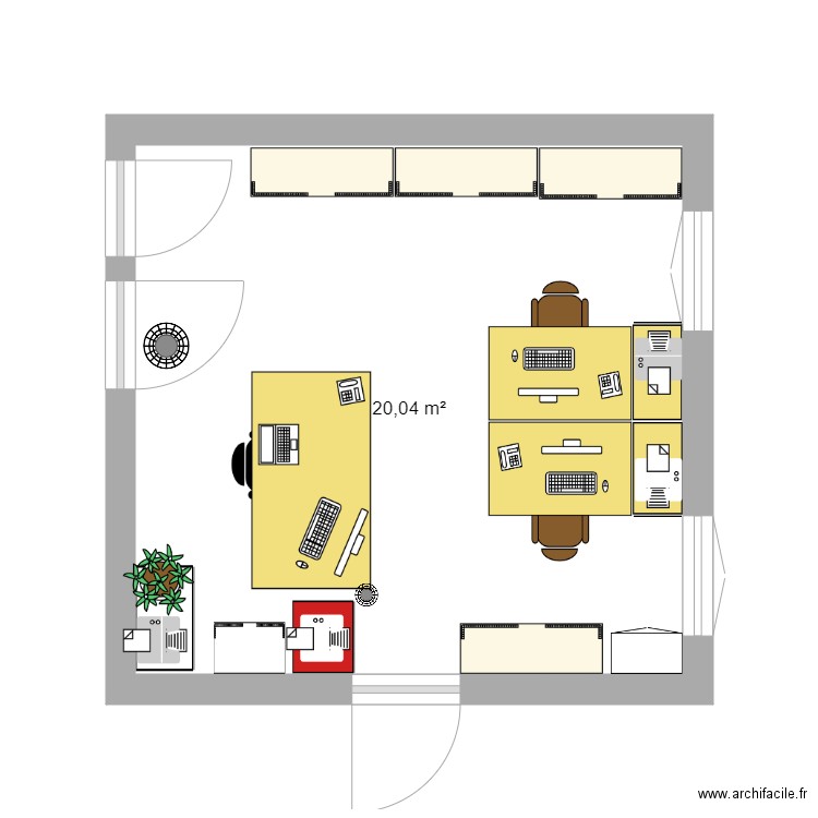 bureau compta 147 NS140. Plan de 0 pièce et 0 m2