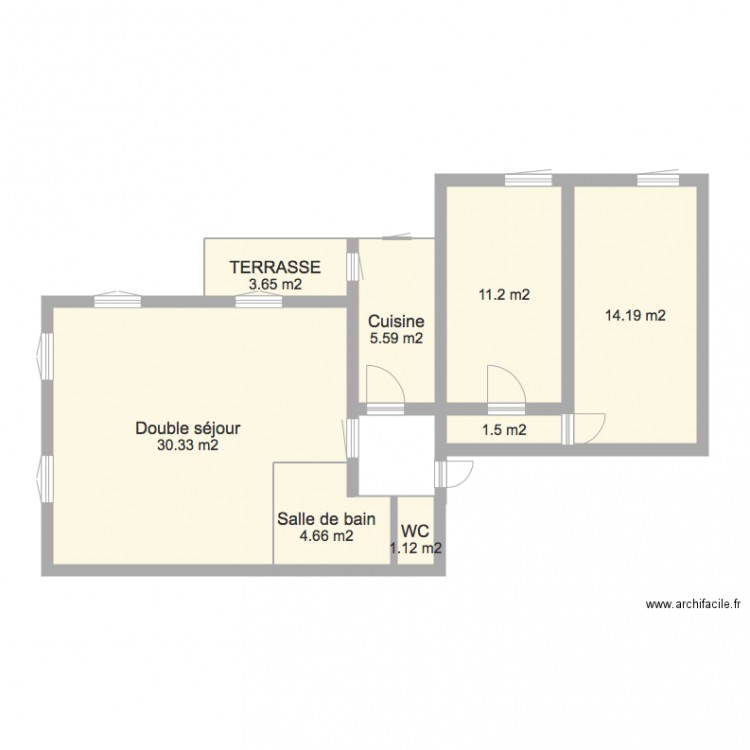 ROQUETTE V3. Plan de 0 pièce et 0 m2