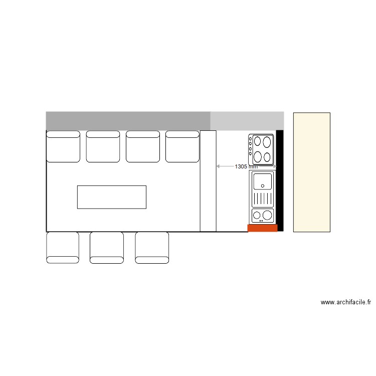 TERRASSE SALON MEUBLEE. Plan de 0 pièce et 0 m2