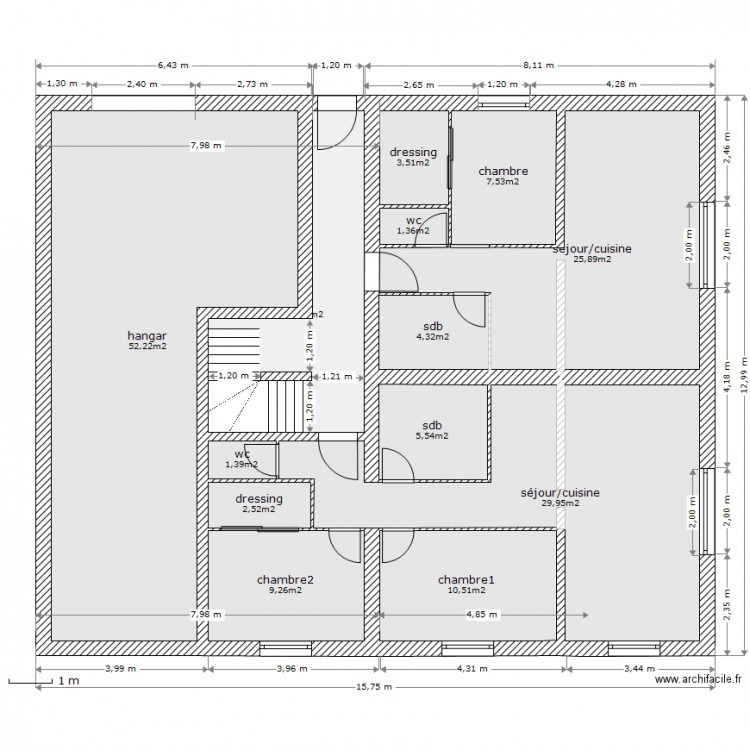 rdc 1/24. Plan de 0 pièce et 0 m2