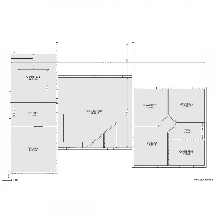 rez de chaussée PIECES. Plan de 0 pièce et 0 m2