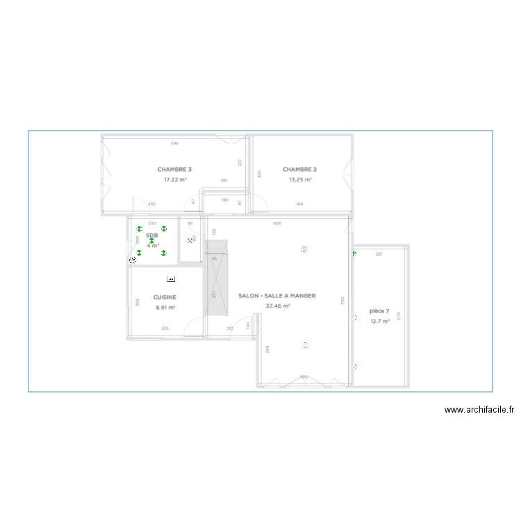 Plan Électricité Maison. Plan de 0 pièce et 0 m2