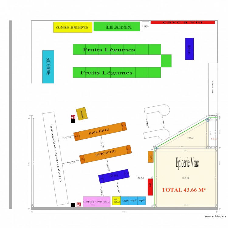 magasin 3. Plan de 0 pièce et 0 m2