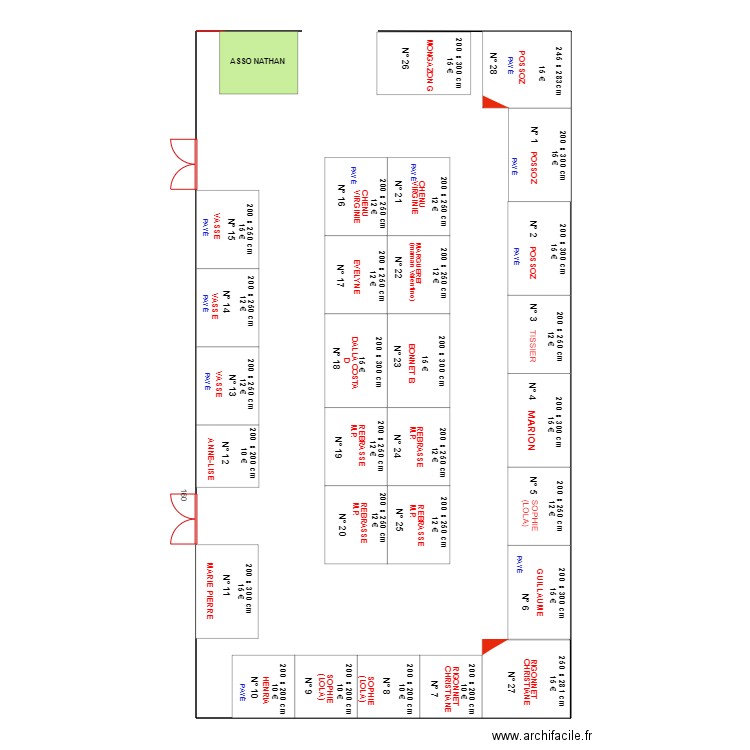 plan vide grenier Macot 3. Plan de 0 pièce et 0 m2