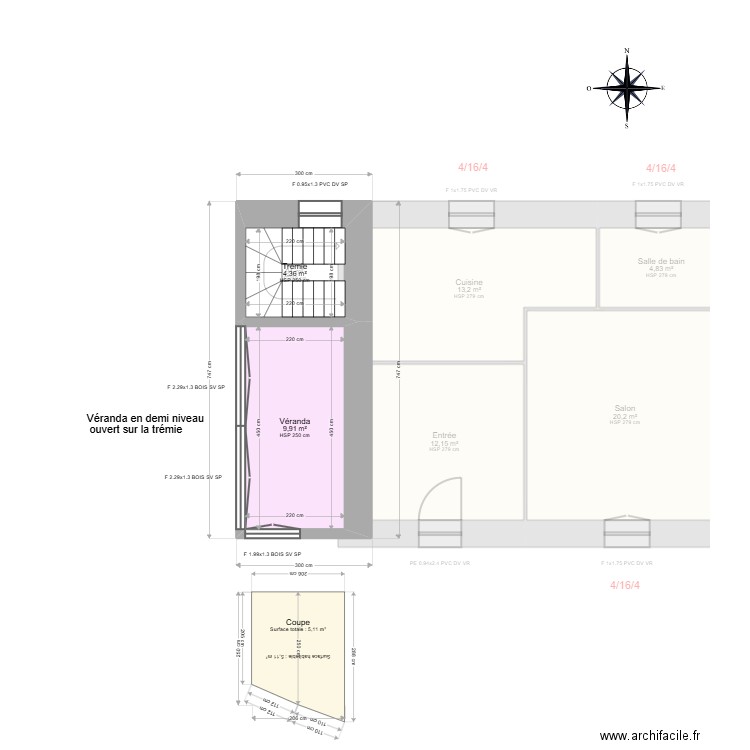 ML24019243. Plan de 24 pièces et 254 m2