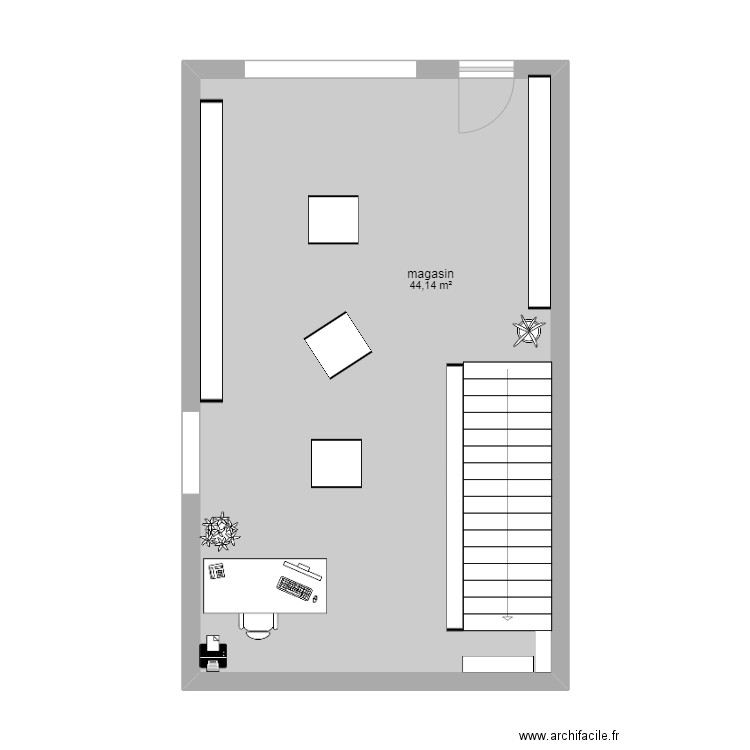 magasin UFA. Plan de 0 pièce et 0 m2