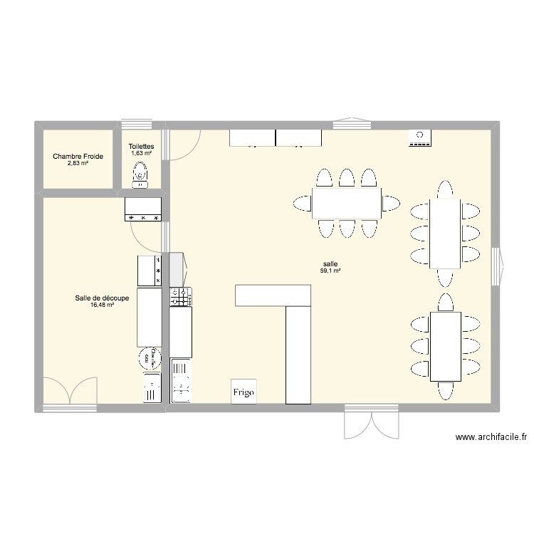 cabane de chasse. Plan de 0 pièce et 0 m2