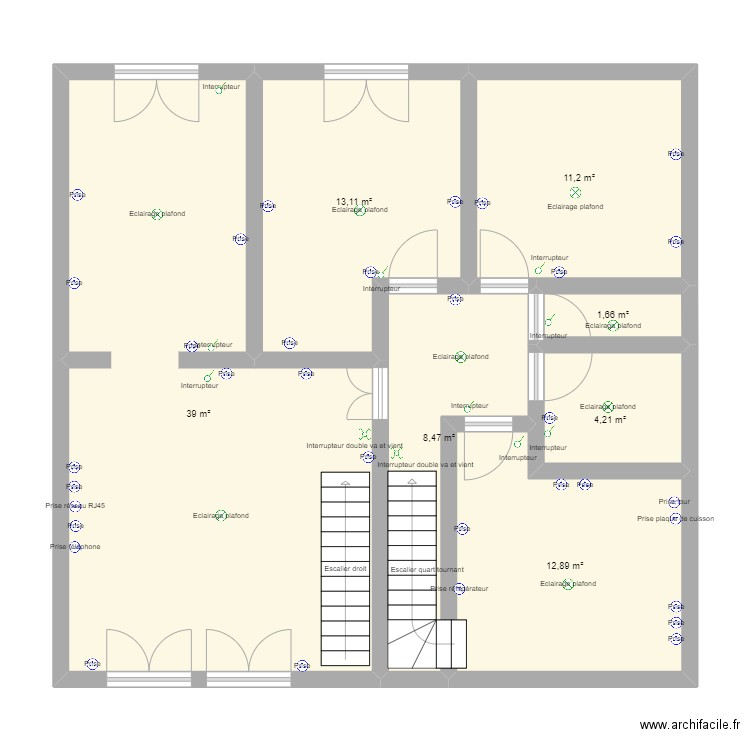 ELECTRICITE 1er. Plan de 0 pièce et 0 m2