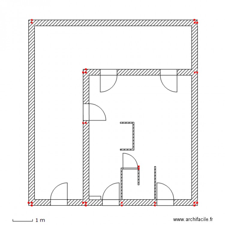 Masse RdC - Projet 2. Plan de 0 pièce et 0 m2